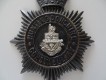 Bobbyhelm Metallabzeichen, British " Huntingdonshire Constabulary "