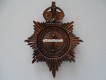 Bobbyhelm Metallabzeichen, British " British Transport Commission Police "