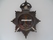 Bobbyhelm Metallabzeichen, British " East Suffolk Police "