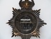 Bobbyhelm Metallabzeichen, British " Huntingdon County Police "
