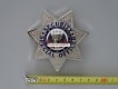 Metallabzeichen / Badge Security Special Officer
