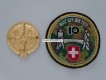 Beret Abzeichen und Stoffabzeichen / Patch. Territorialbrigade 10, Offizier