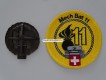 Beret Abzeichen und Stoffabzeichen / Patch. Mechanische Division 11