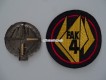 Beret Emblem und Stoffabzeichen / Patch. Feldarmeekorps 4