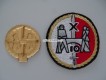 Beret Abzeichen / Emblem und Stoffabzeichen / Patch. Territorialbrigade 10, Offizier
