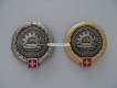 Beret Emblem und Stoffabzeichen / Patch Set 3-teilig, PZM SCHULEN 82 ECOLES MEC CHARS