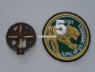 Beret Emblem und Stoffabzeichen / Patch. Offizier, Felddivision 5, STABSBAT AUFKL KP I/5