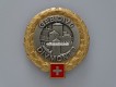 Beret Abzeichen und Stoffabzeichen / Patch. GEB DIV 9 / DIV MONT 9, Stabsbat, Offizier