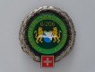 Beret Abzeichen / Emblem und Stoffabzeichen / Patch. Infanterie Schulen Zürich 6/206