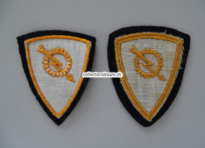 Oberarm Spezialisten Abzeichen 2-er Set Übermittlungsgeräte Mechaniker Ord. 1950