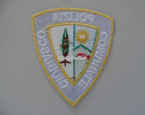 Patch / Stoffabzeichen Polizia Communale Giubiasco, alte Version