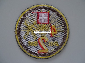 Patch / Stoffabzeichen Schweizer Armee, Rdf Bat 2 (4) brauner Rand