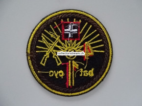 Patch / Stoffabzeichen Schweizer Armee, bat cyc 1 (4) brauner Rand