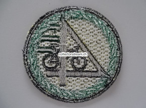 Patch / Stoffabzeichen Schweizer Armee Radfahrer Kp 4, grün