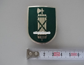 Feuerwehrhelm Metallabzeichen St. Gallen