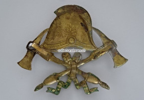Feuerwehr Emblem Sappeur Pompier ca. um 1860/80