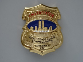 Badge Firefighter Commemorative WTC
