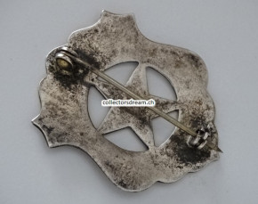 Metallabzeichen / Badge " Railroad Police "