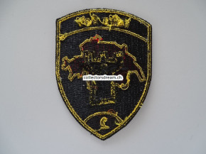 Patch / Stoffabzeichen Schweizer Armee Infra Bat 2, braun