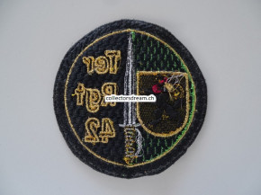 Patch / Stoffabzeichen Schweizer Armee Ter Rgt 42