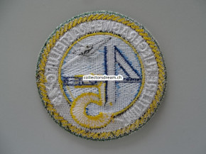 Patch / Stoffabzeichen Schweizer Armee Mittlere Fliegerabwehrabteilung 45, grüner Rand