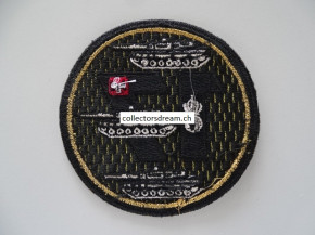 Patch / Stoffabzeichen Schweizer Armee PZ 17 schwarzer Rand