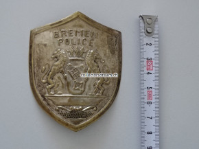 Bremen Police, originales Metallabzeichen nach 1945