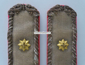 Schulterstücke Offizier Major im Generalstab Ordonnanz 1898 Infanterie Truppen