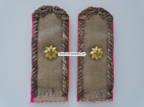 Schulterstücke Offizier Major im Generalstab Ordonnanz 1898 Infanterie Truppen