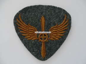 Stoffabzeichen Flieger Unteroffizier Ord. 1917/26 inkl. 1 Uniformknopf