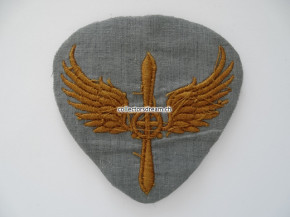 Stoffabzeichen Flieger Unteroffizier Ord. 1917/26 inkl. 1 Uniformknopf