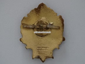 Bobbyhelm Metallemblem Lugano, ca. 1950-er Jahre