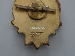 Bobbyhelm Metallemblem Lugano, ca. 1950-er Jahre