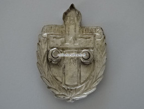 Bobbyhelm Metallemblem Stapo Baden, ca. 1950-er Jahre