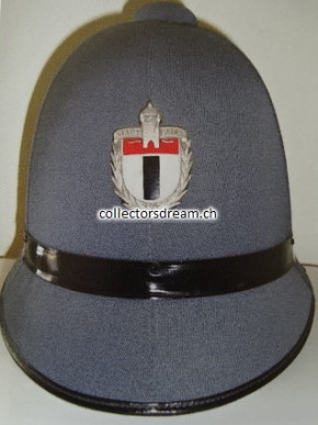 Bobbyhelm Metallemblem Stapo Baden, ca. 1950-er Jahre