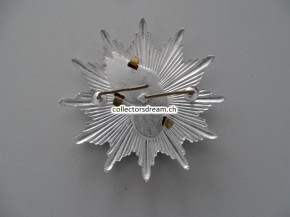 Eisenbahn Mützenabzeichen aus Aluminium, unbekannt.