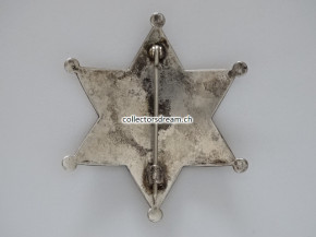 Metallabzeichen / Badge "Deputy U.S. Marshal Oklahoma Terr."