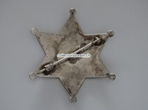 Metallabzeichen / Badge "Deputy U.S. Marshal Oklahoma Terr."