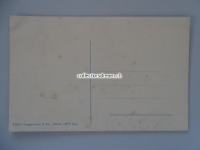 Militär Postkarte General Hans Herzog