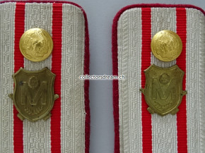 Schulterstücke / Schulterklappen Rumänien Polizei Offizier
