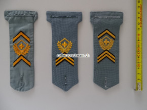 Gradstrippen / Rangschlaufen aus Stoff. Fourier-Feldweibel-Adjutant