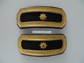 Offiziers Schulterbriden Leutnant Ordonnanz 1875/78 Schütze oder Arzt