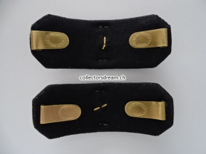Offiziers Schulterbriden Leutnant Ordonnanz 1875/78 Schütze oder Arzt