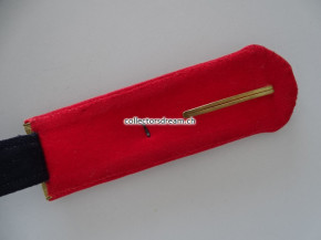 Stabsoffizier Schulterklappe Major Ord. 1898 Artillerie