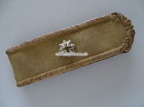 Schulterklappe (Einzelstück) Stabsoffizier Major Schütze oder Arzt Ord. 1898