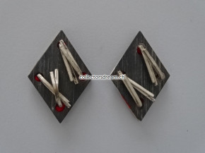 Metallabzeichen zu Kragenpatte H.D. Arzt Rotkreuz-Kolonne Ord. 1940