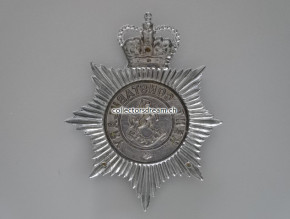 Britisches Bobbyhelm Abzeichen Kent Constabulary
