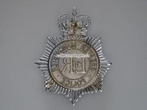 Britisches Bobbyhelm Abzeichen Greater Manchester Police