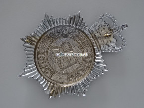 Britisches Bobbyhelm Abzeichen Greater Manchester Police