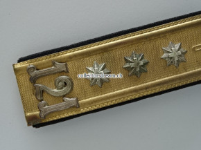 Schulterklappe (Einzelstück) Hauptmann Schütze oder Arzt Ord.1898